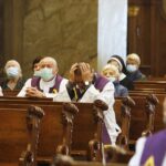 10.10.2020 Kielce. Katedra. Pogrzeb ks. prof. Stanisława Czerwika - wieloletniego rektora kieleckiego seminarium / Jarosław Kubalski / Radio Kielce