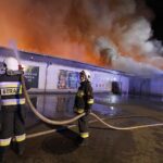 24.08.2020. Kielce. Pożar marketu Lidl przy ul. Piekoszowskiej / Jarosław Kubalski / Radio Kielce
