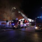 24.08.2020. Kielce. Pożar marketu Lidl przy ul. Piekoszowskiej / Jarosław Kubalski / Radio Kielce