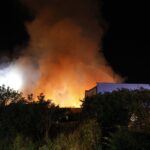 24.08.2020. Kielce. Pożar marketu Lidl przy ul. Piekoszowskiej / Jarosław Kubalski / Radio Kielce