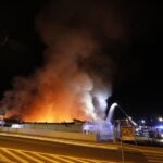 24.08.2020. Kielce. Pożar marketu Lidl przy ul. Piekoszowskiej / Jarosław Kubalski / Radio Kielce