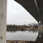 14.12.2020. Nowy Korczyn. Most przez Wisłę łączący województwa świętokrzyskie i małopolskie / Jarosław Kubalski / Radio Kielce