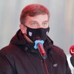 22.12.2020 Włoszczowa. Otwarcie południowej obwodnicy Włoszczowy. Na zdjęciu: Andrzej Pruś - przewodniczący sejmiku / Jarosław Kubalski / Radio Kielce