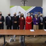 31.12.2020. Warszawa. Podpisanie umowy na budowę kampusu Głównego Urzędu Miar / Jarosław Kubalski / Radio Kielce