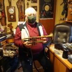 03.01.2021 Ćmielów. Zbiory instrumentów muzycznych Stanisława Jacka Machały / Emilia Sitarska / Radio Kielce