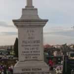 23.01.2021. Mirzec. Grób Józefa Prendowskiego / Anna Głąb / Radio Kielce