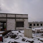 14.01.2021 Ostrowiec Świętokrzyski. Budowa nowej bazy Miejskiego Zakładu Komunikacji przy ul. Samsonowicza / Emilia Sitarska / Radio Kielce