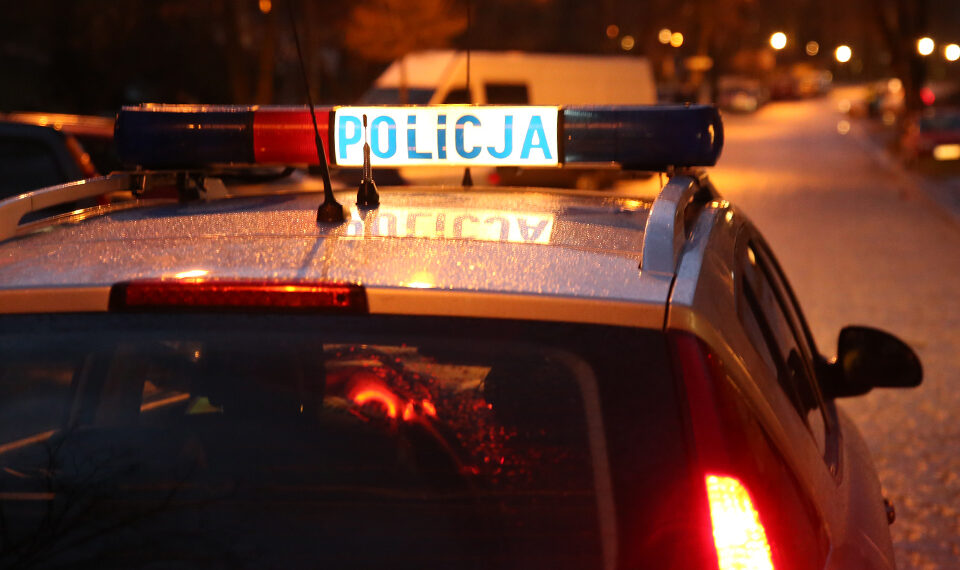 Zderzenie dwóch samochodów w Belnie