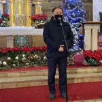 22.01.2021 Sandomierz. Uroczystości z okazji 158. rocznicy wybuchu powstania styczniowego. Na zdjęciu: Marek Kwitek - poseł PiS / Grażyna Szlęzak-Wójcik / Radio Kielce