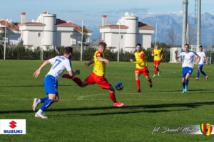 31.01.2021 Belek. Mecz Korona Kielce - FC Prisztina / Daniel Mazur / Korona Kielce