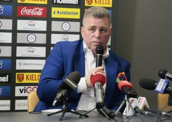 17.06.2020. Kielce. Vive wycofuje się ze sponsorowania piłkarzy ręcznych. Na zdjęciu: Bertus Servaas - prezes PGE Vive Kielce / Wiktor Taszłow / Radio Kielce