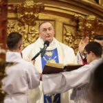 07.05.2020. Kielce. Uroczysta msza święta z okazji jubileuszu kieleckiej katedry. Na zdjęciu: Andrzej Jeż, biskup tarnowski / Wiktor Taszłow / Radio Kielce