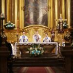 07.05.2020. Kielce. Uroczysta msza święta z okazji jubileuszu kieleckiej katedry / Wiktor Taszłow / Radio Kielce