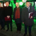 01.01.2020. Klimontów. Sylwester. Na zdjęciu (od prawej): Marek Goździewski - burmistrz Klimontowa, Krzysztof Lipiec - poseł PiS, Zbigniew Koniusz - wojewoda świętokrzyski, Andrzej Pruś - przewodniczący Sejmiku Województwa Świętokrzyskiego / Wiktor Taszłow / Radio Kielce