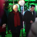 01.01.2020. Klimontów. Sylwester. Na zdjęciu (od lewej): Krzysztof Lipiec - poseł PiS, Marek Goździewski - burmistrz Klimontowa / Wiktor Taszłow / Radio Kielce