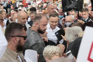 19.06.2020. Kielce. Wizyta Prezydenta RP Andrzeja Dudy / Wiktor Taszłow / Radio Kielce