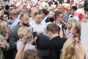 19.06.2020. Kielce. Wizyta Prezydenta RP Andrzeja Dudy / Wiktor Taszłow / Radio Kielce