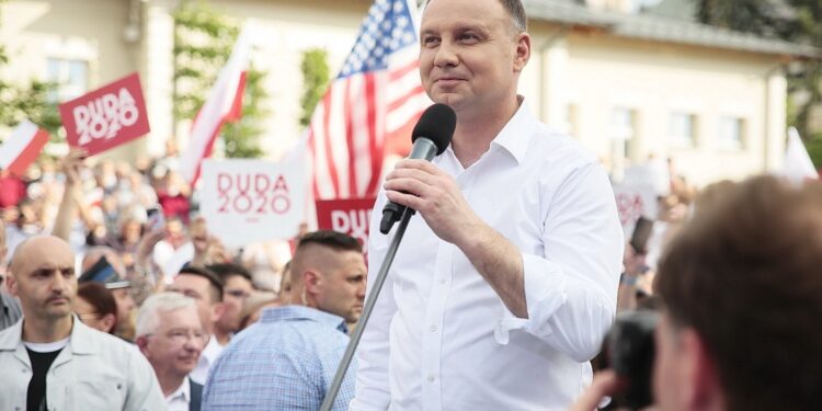 19.06.2020. Kielce. Wizyta Prezydenta RP Andrzeja Dudy / Wiktor Taszłow / Radio Kielce