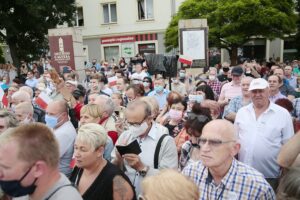 19.06.2020. Kielce. Wizyta Prezydenta RP Andrzeja Dudy / Wiktor Taszłow / Radio Kielce