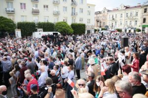 19.06.2020. Kielce. Wizyta Prezydenta RP Andrzeja Dudy / Wiktor Taszłow / Radio Kielce