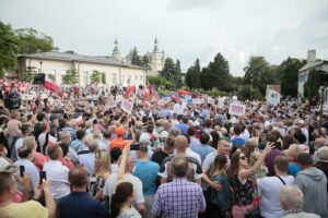 19.06.2020. Kielce. Wizyta Prezydenta RP Andrzeja Dudy / Wiktor Taszłow / Radio Kielce