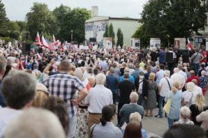 19.06.2020. Kielce. Wizyta Prezydenta RP Andrzeja Dudy / Wiktor Taszłow / Radio Kielce