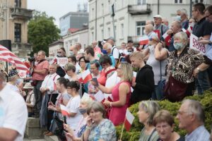 19.06.2020. Kielce. Wizyta Prezydenta RP Andrzeja Dudy / Wiktor Taszłow / Radio Kielce