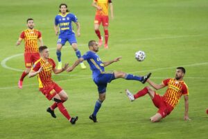 03.07.2020. Kielce. Mecz Korona Kielce - Arka Gdynia / Wiktor Taszłow / Radio Kielce