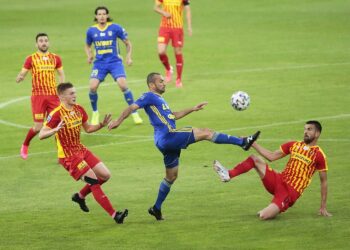 03.07.2020. Kielce. Mecz Korona Kielce - Arka Gdynia / Wiktor Taszłow / Radio Kielce