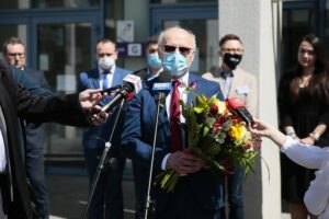 04.06.2020. Kielce. II tura wyborów rektora UJK. Na zdjęciu: prof. Stanisław Głuszek - rektor elekt UJK / Wiktor Taszłow / Radio Kielce