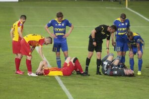 03.07.2020. Kielce. Mecz Korona Kielce - Arka Gdynia / Wiktor Taszłow / Radio Kielce