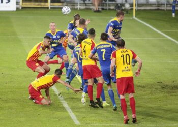 03.07.2020. Kielce. Mecz Korona Kielce - Arka Gdynia / Wiktor Taszłow / Radio Kielce