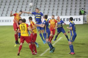 03.07.2020. Kielce. Mecz Korona Kielce - Arka Gdynia / Wiktor Taszłow / Radio Kielce