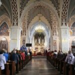 03.06.2020. Masłów. Msza święta w 29. rocznicę wizyty papieża Jana Pawła II w Masłowie / Wiktor Taszłow / Radio Kielce