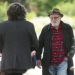 04.06.2020. Kielce. Uroczystości pogrzebowe Jerzego Pilcha. Na zdjęciu: Jan Nowicki / Wiktor Taszłow / Radio Kielce