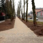 16.01.2021. Staszów. Nowy chodnik na ul. Krakowskiej / Urząd Miasta Staszów