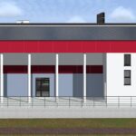 Modernizacja budynku Samorządowego Centrum Kultury w Sędziszowie. Wizualizacje / "EKOBUD" s.c.