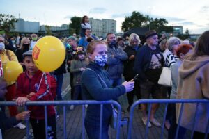 27.08.2020 Kielce. Otwarcie dworca autobusowego. Koncerty / Wiktor Taszłow / Radio Kielce