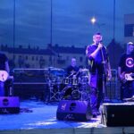 27.08.2002 Kielce. Otwarcie dworca autobusowego. Koncerty. Zespół Mafia (od lewej): Paweł Poros, Michał Stachurski, Michał Ostrowski i Paweł Lesiak / Wiktor Taszłow / Radio Kielce