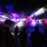 27.08.2020 Kielce. Otwarcie dworca autobusowego. Pokaz „światło i dźwięk” / Wiktor Taszłow / Radio Kielce