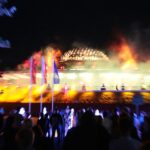 27.08.2020 Kielce. Otwarcie dworca autobusowego. Pokaz „światło i dźwięk” / Wiktor Taszłow / Radio Kielce