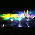 27.08.2020 Kielce. Otwarcie dworca autobusowego. Pokaz „światło i dźwięk” / Wiktor Taszłow / Radio Kielce