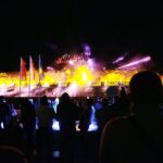 27.08.2020 Kielce. Otwarcie dworca autobusowego. Pokaz „światło i dźwięk” / Wiktor Taszłow / Radio Kielce