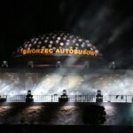 27.08.2020 Kielce. Otwarcie dworca autobusowego. Pokaz „światło i dźwięk” / Wiktor Taszłow / Radio Kielce