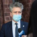 02.01.2021. Kielce. XIV Festiwal Świętokrzyskich Kolęd i Pastorałek. Na zdjęciu Krzysztof Słoń - senator PiS / Wiktor Taszłow / Radio Kielce