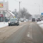 19.01.2021 Kielce. Trudne warunki na drogach / Wiktor Taszłow / Radio Kielce