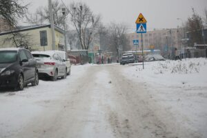 19.01.2021 Kielce. Trudne warunki na drogach / Wiktor Taszłow / Radio Kielce