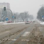 19.01.2021 Kielce. Trudne warunki na drogach / Wiktor Taszłow / Radio Kielce