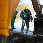 21.01.2021. Kielce. Awaria wodociągu na osiedlu Dąbrowa / Wiktor Taszłow / Radio Kielce