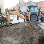 21.01.2021. Kielce. Awaria wodociągu na osiedlu Na Stoku / Wiktor Taszłow / Radio Kielce
